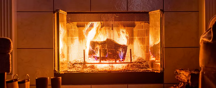Mendota Hearth Landscape Fireplace Installation in Wheeling, West Virginia