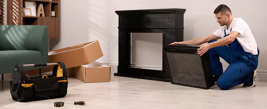 Old Rusted Metal Fireplace Repair And Replacement in Wheeling, WV